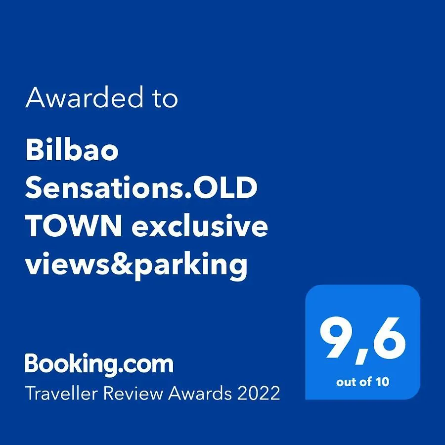 Appartement Bilbao Sensations.OLD TOWN exclusive views&parking 0*,  Espagne